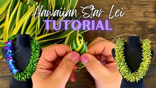 How to Make a Hawaiian Star Lei [upl. by Trembly]