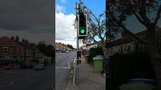 Norwich Aylsham Road A1402 Siemens Helios CLS Traffic Lights Puffin Crossing [upl. by Kcirre]