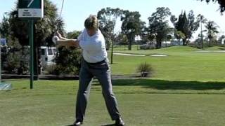 Ernie Els Golf Swing Hitting Driver in High Speed [upl. by Kappenne]