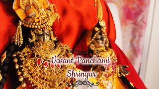 Vasant Panchmi shringar  Shri Vitthalnathji  Pushtimarg [upl. by Carissa896]