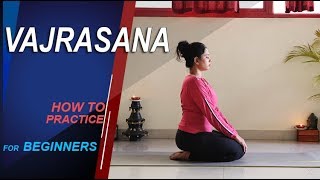 Vajrasana  Yoga for beginners  yoga for good digestion [upl. by Cud304]