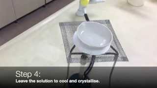 Crystallisation Experiment Salt preparation for nonSPA soluble salts [upl. by Idnic]