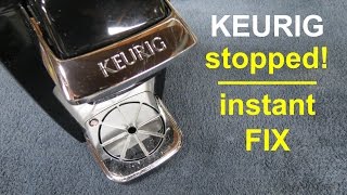 How to Fix ● KEURIG Coffee Maker that Stopped or Slow Brewing [upl. by Brier]