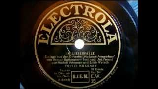 Fritzi Massary  Im Liebesfalle  10011926  verbessertes Video [upl. by Adlihtam]