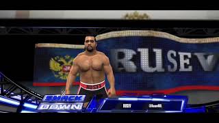 Rusev entrance  WWE 2K Android Mobile [upl. by Adnamas727]