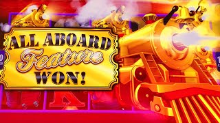 🤑GOT THE MAJOR on ALL ABOARD You wont BELIEVE this COME BACK slots subscribe bonus allaboard [upl. by Emerald]