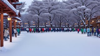 ひらひら雪のパーティー  童謡  Japanese Childrens Song [upl. by Khalid]