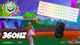 GK61 ASMR Chill🤩 Arena Gameplay🏆 Satisfying Keyboard Fortnite 360 FPS Smooth 4K [upl. by Pickering543]