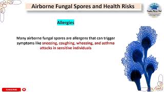 Airborne Fungal Spores and Health Risks mycology microbiology raqbamicrohub sporeformation [upl. by Sina920]