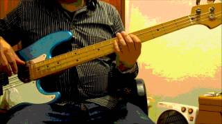 Santana  Flor de Luna Moonflower Bass Cover [upl. by Ramoh429]