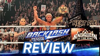 Backlash 2024 Review amp Next PLE [upl. by Eiramlirpa]