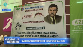 Masallıda Nadir Ağayevin xatirəsinə 28ci güləş turniri keçirilib [upl. by Celeski]