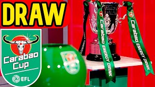 CARABAO CUP SEMI FINAL DRAW WATCHALONG [upl. by Marcella]