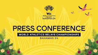 Livestream  World Athletics Relays Bahamas 24 Press Conference [upl. by Akemrehs561]