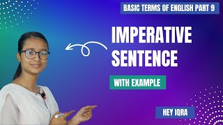 Imperative Sentences with examples  Imperative Sentences in English Grammar  Hey Iqra [upl. by Cordalia]