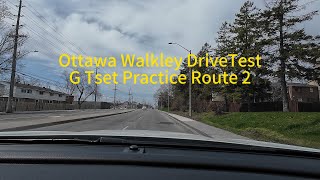 加拿大驾照路考模拟 Walkley G Road Test 2全网唯一天津话解说版 （路线2） [upl. by Swetiana]