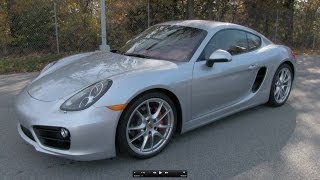 2014 Porsche Cayman S Start Up Exhaust and In Depth Review [upl. by Bartko]