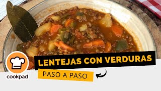 Cómo hacer Lentejas con Verduras Receta fácil [upl. by Uos]