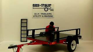 Carlex Easy Trailer Folding Trailer Video [upl. by Grimonia47]