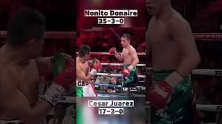 Nonito Donaire vs Cesar Juarez  Fast Fight NonitoDonaire CesarJuarez sports boxing ko [upl. by Dlaniger]