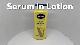 Vaseline Deep Moisture Serum in Lotion [upl. by Wollis294]