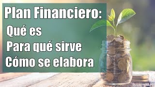 PLAN FINANCIERO Qué es Para Qué sirve y Cómo se elabora [upl. by Elleirda249]