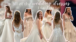 All Of The Wedding Dresses I Said No To [upl. by Verge]