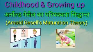 अर्नोल्ड गेसैल का परिपक्वता सिद्धान्त Arnold Gesells Maturation TheoryBEd 1st year [upl. by Viviana]