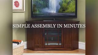 Leick Home 46quot Corner TV Stand Simple Assembly in Minutes [upl. by Meuser57]