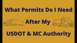 Operating Authority Permits List Of Trucking Permits After Your USDOT amp MC Number [upl. by Lauren210]