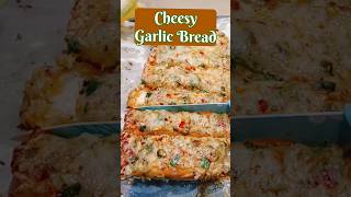 Extra Cheesy Garlic BreadCafe style cheesy garlic bread recipe ytshorttrendingnehasspicekitchen [upl. by Aubin]