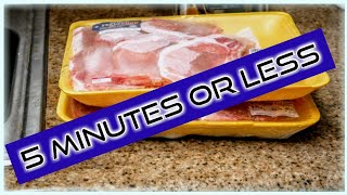 How to Quickly Defrost Frozen Meat In Under 5 Minutes  Step by Step Instructions  The simple way [upl. by Gardal]