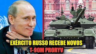 EXÃ‰RCITO RUSSO RECEBE NOVOS T90M PRORYV DINHEIRO E PODER MILITAR EM JOGO [upl. by Attenohs]