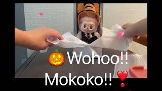 Mokoko開箱！Unbox Halloween Mokoko🎃🎃 Labubu Monsters unboxing series [upl. by Sahc846]