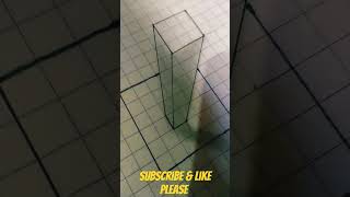 3D easy drawing art Short viral  drawtrendingYouTube videoreelsviralvideoartandcraftytshort [upl. by Parris]