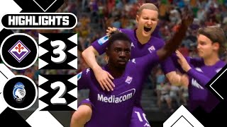 Fiorentina won after a hard fought match  Fiorentina 32 Atalanta  HIGHLIGHTS [upl. by Eicul]