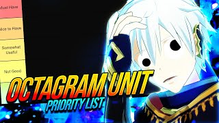 WHAT OCTAGRAM UNIT SHOULD YOU GET FIRST RANKING ALL 8 OF THEM Slime Isekai Memories [upl. by Si]