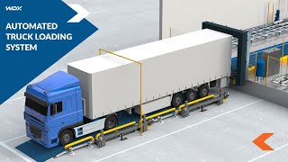 Automated Truck Loading and Unloading System  QLoader [upl. by Ardni]