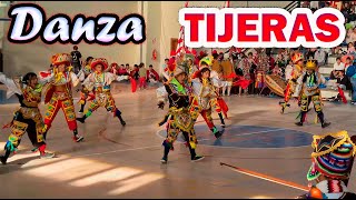 DANZA DE TIJERAS HUANCAVELICA  LA OJOTA DE ORO 2022  IEP JOSE GABRIEL CONCORCANqui AYACUCHO [upl. by Nnyltak280]