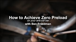 Episode 7  How to Achieve Zero Preload on your Antiroll Bar [upl. by Shama216]