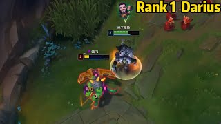 Rank 1 Darius He is so AGGRESSIVE in the Early Game [upl. by Lars873]