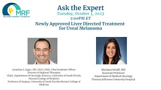 Ask the Expert New Approved Liver Directed Treatment for Uveal Melanoma [upl. by Ahsercal]