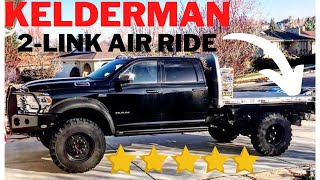 Kelderman 2Link Rear Air Ride Review This makes a Huge difference in our RAM 5500 Overland RV [upl. by Zoubek]