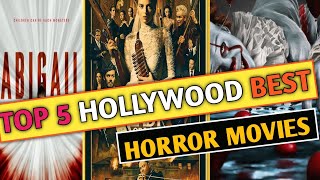 Top 5 Best Hollywood Horror Movies  Must Watch [upl. by Ailemaj]