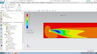 CFD on Airfoil in Nx Floefd [upl. by Wiburg]