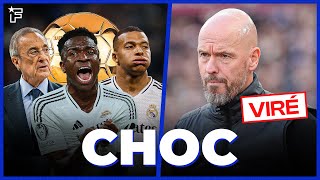 Le Real Madrid BOYCOTTE le Ballon D’Or Manchester United VIRE Ten Hag  JT Foot Mercato [upl. by Ritch]