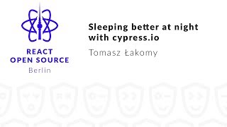 Sleeping better at night with cypressio  Tomasz Łakomy [upl. by Remington]