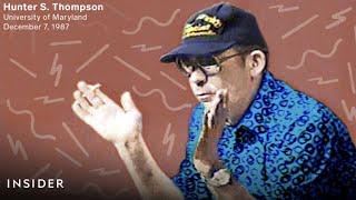 Rare Video Of Hunter Thompson On Joe Biden Acid And The Hells Angels  Insider News [upl. by Den890]