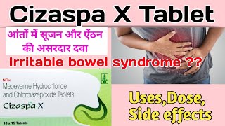 Cizaspa X tablet। mebeverine amp chlordiazepoxide tablet। colospax tablet। cizaspa x tablet in hindi [upl. by Linskey]