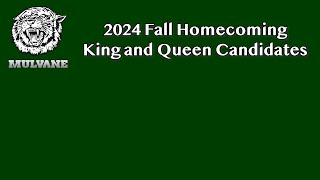 Mulvane High School Homecoming Candidates Fall 2024 [upl. by Croteau]